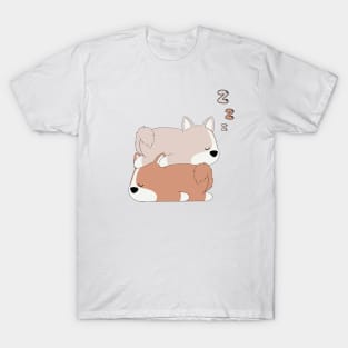 Sleepy corgis T-Shirt